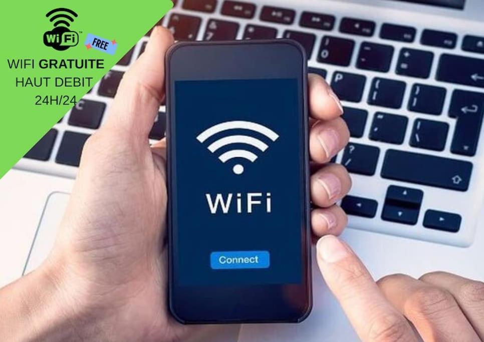 Cosy T2 Wifi Parking Proche Gare Centre Ville Saint-Quentin  Dış mekan fotoğraf