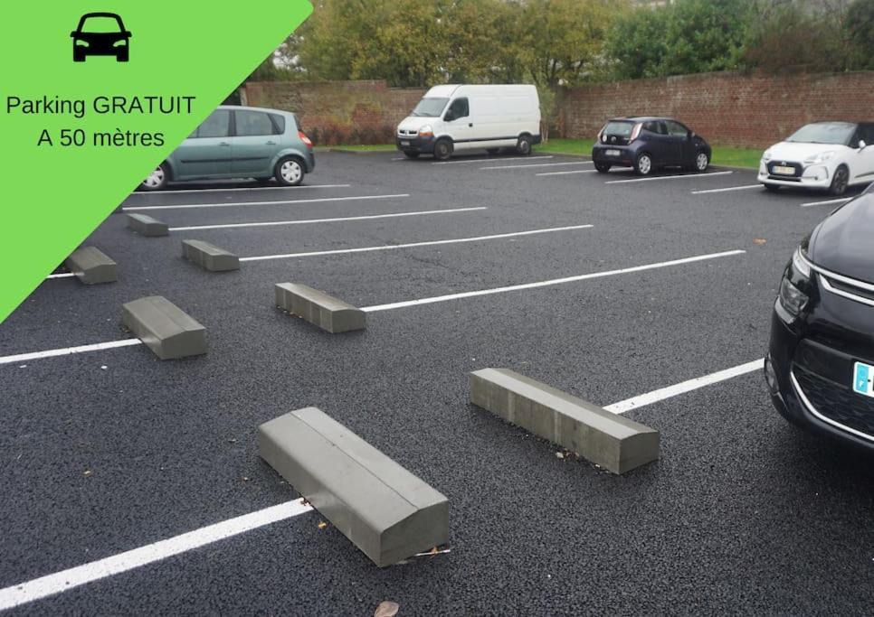 Cosy T2 Wifi Parking Proche Gare Centre Ville Saint-Quentin  Dış mekan fotoğraf